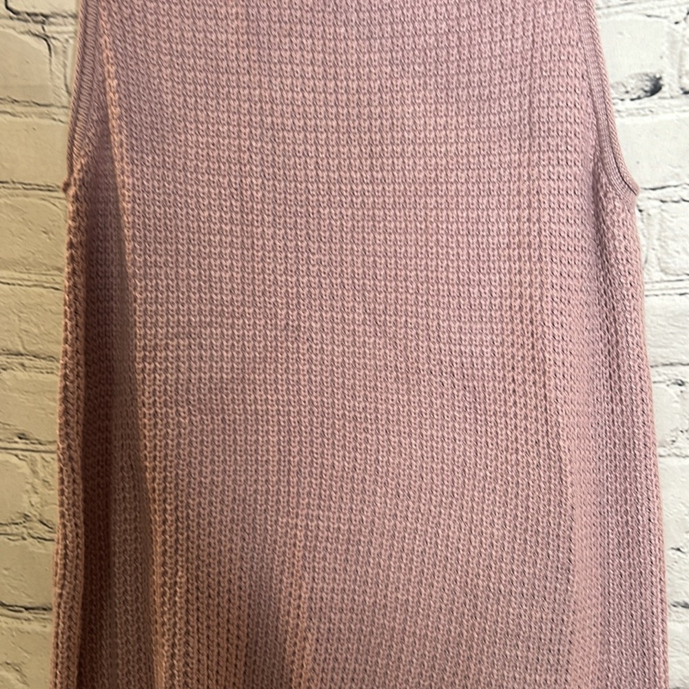 Sonoma Mauve Sleeveless Turtleneck Sweater Size Large Excellent Condition - Picture 4 of 12